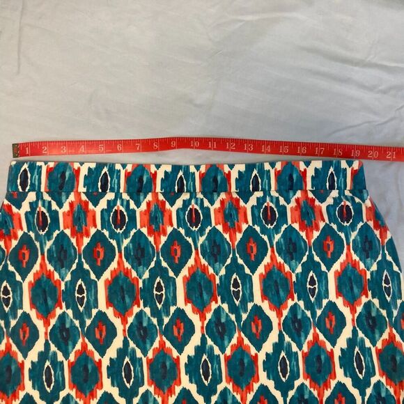 Jones Of NY Scallop Hem Skirt Skort Women Geometric Pull On Stretch XL - Picture 9 of 9